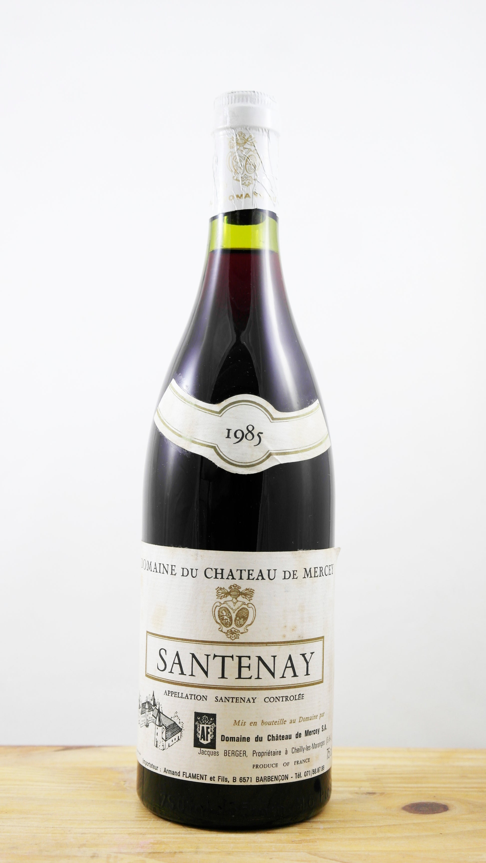 Vin Année 1985 Santenay Domaine du Château de Mercey