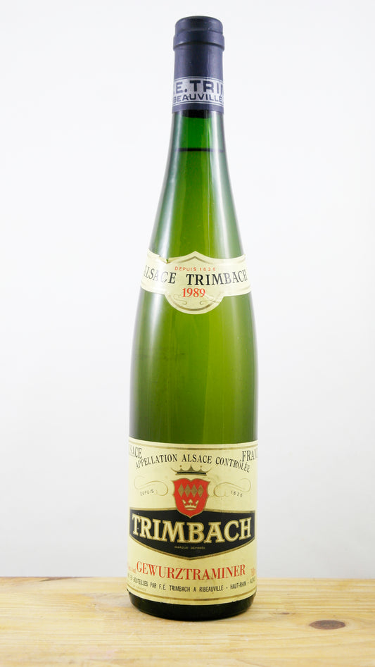 Vin Année 1989 Gewurztraminer Trimbach