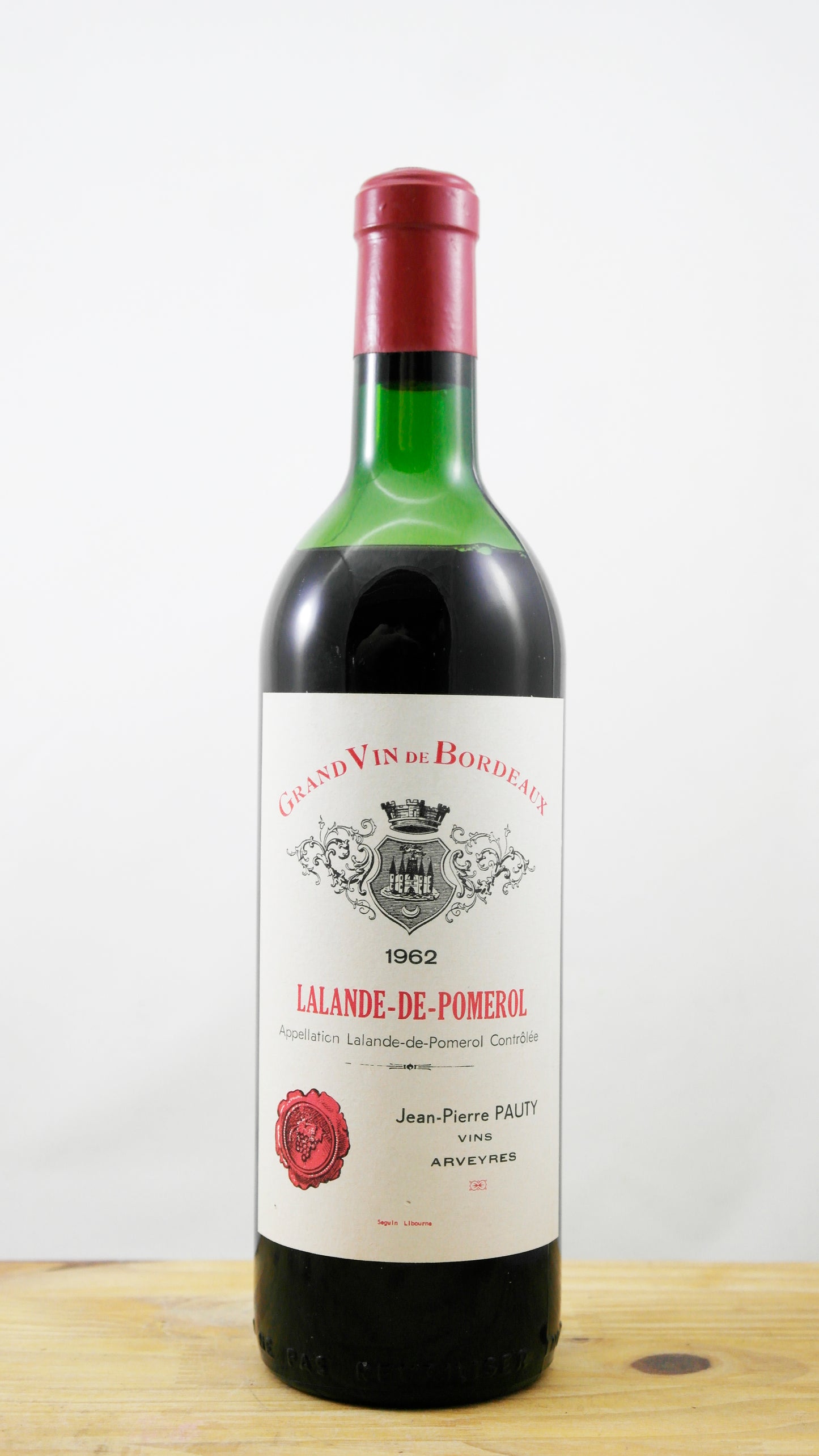 Vin Année 1962 Lalande de Pomerol Jean-Pierre Pauty