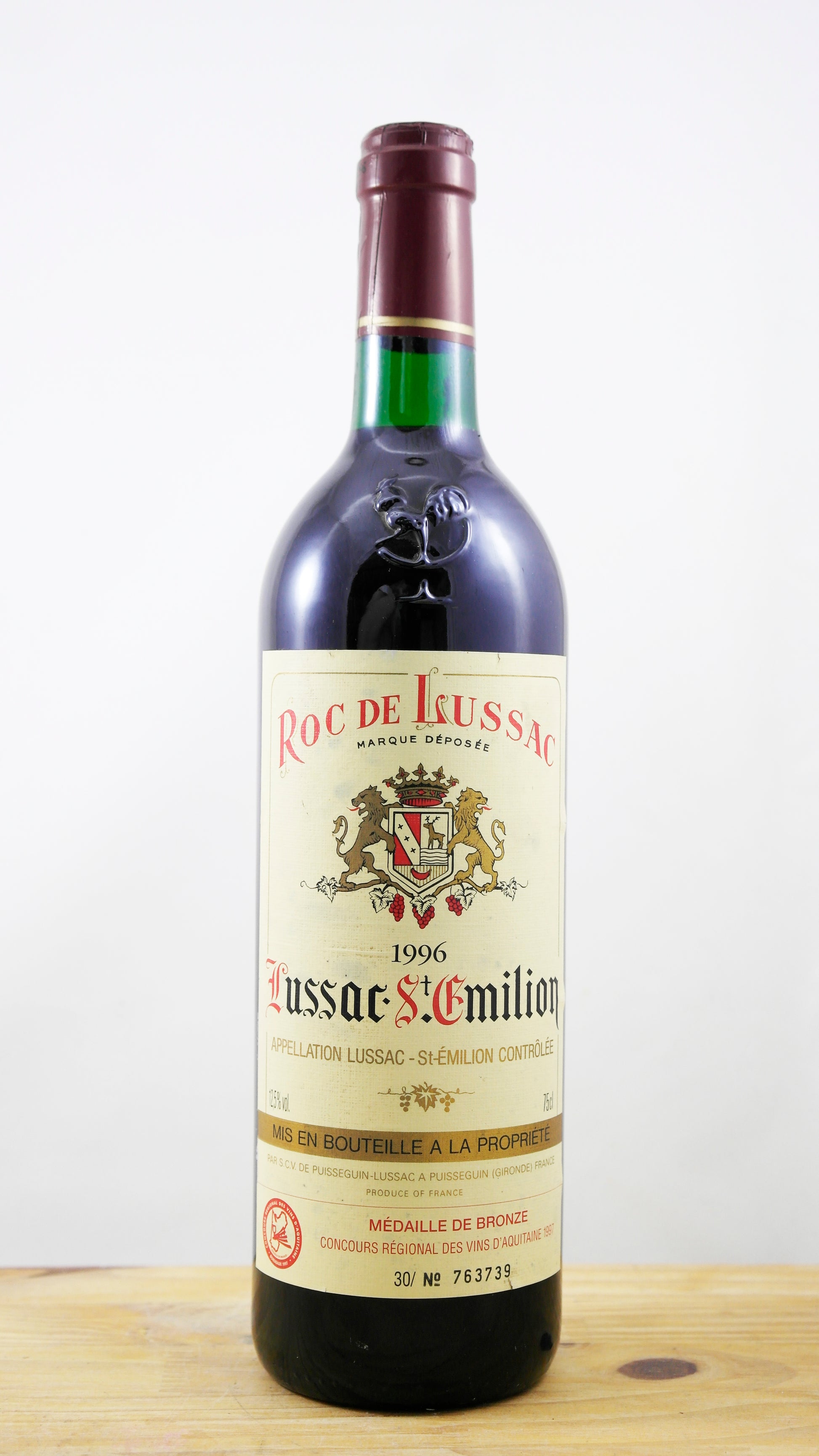 Vin Année 1996 Roc de Lussac