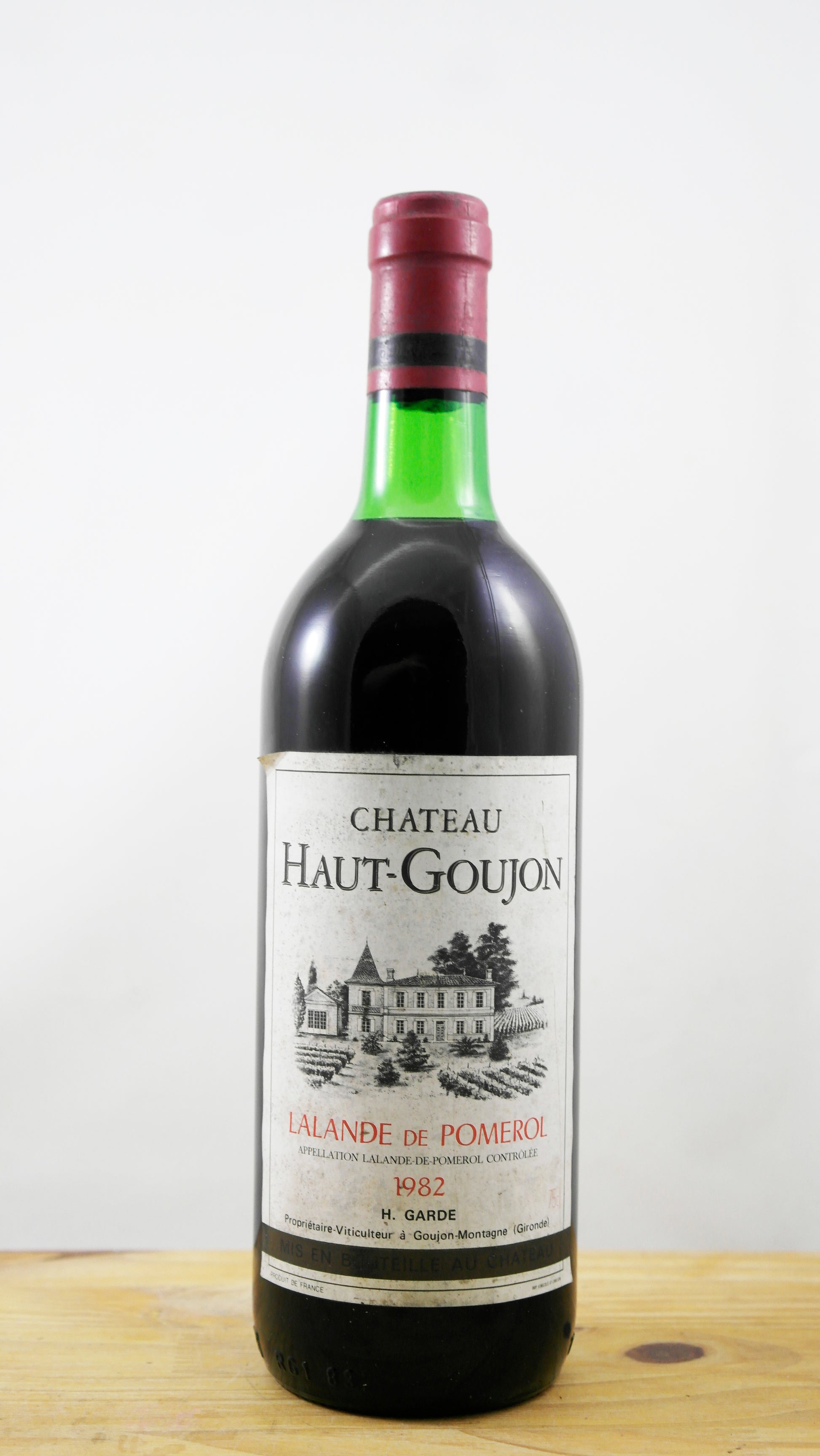 Vin Année 1982 Château Haut-Goujon