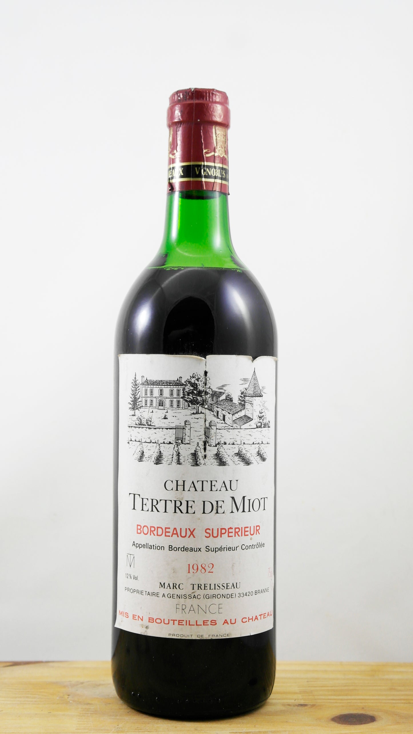 Vin Année 1982 Château Tertre de Miot