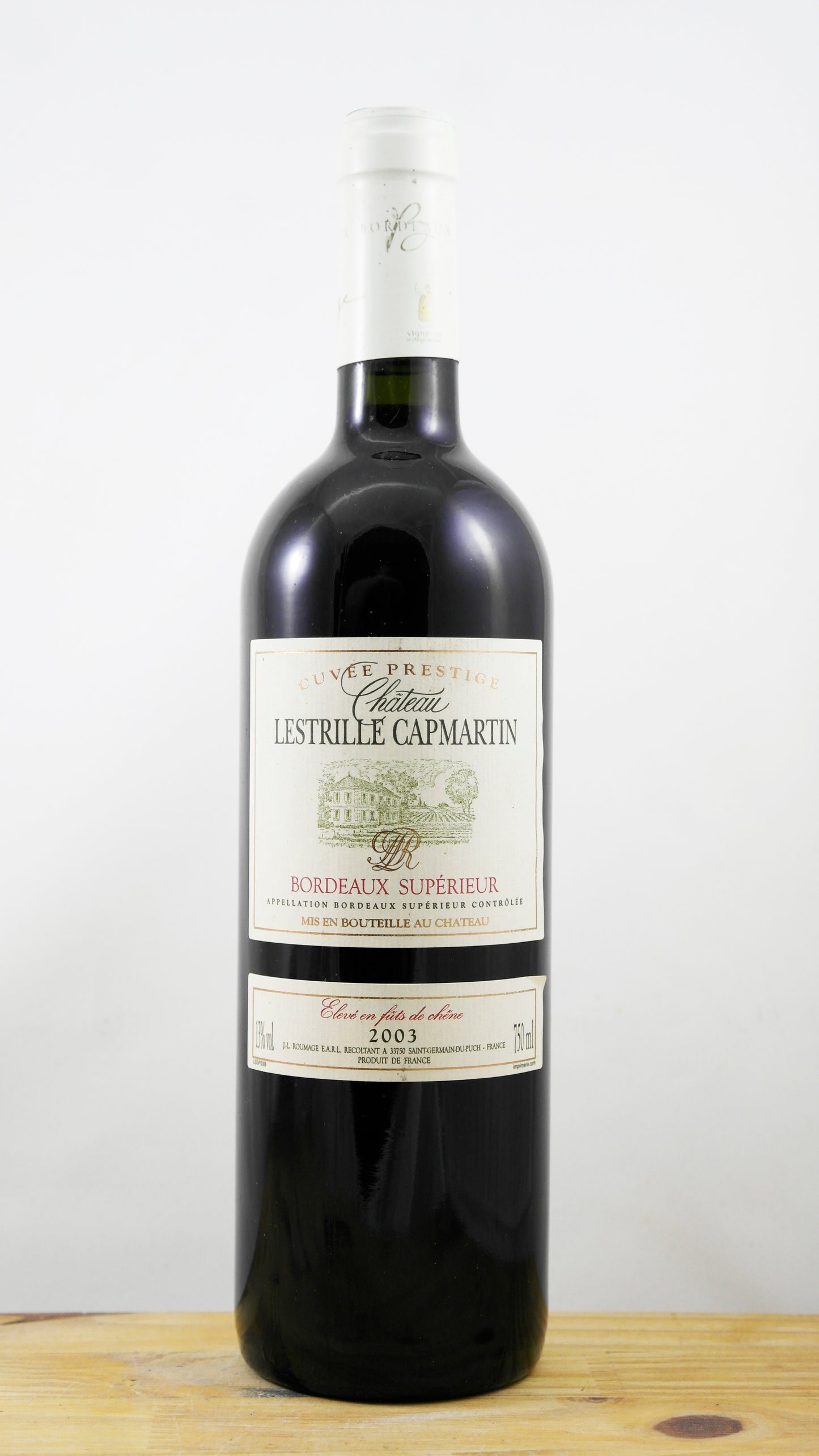 Vin Année 2003 Château Lestrille Capmartin