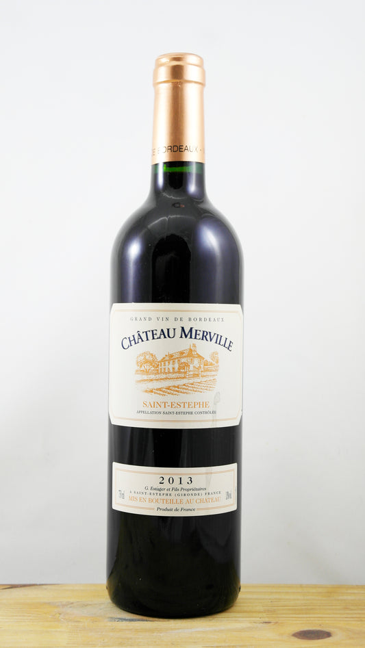 Vin Année 2013 Château Merville 