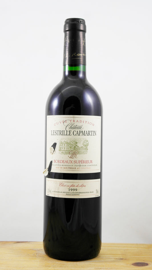 Vin Année 1999 Château Lestrille Capmartin
