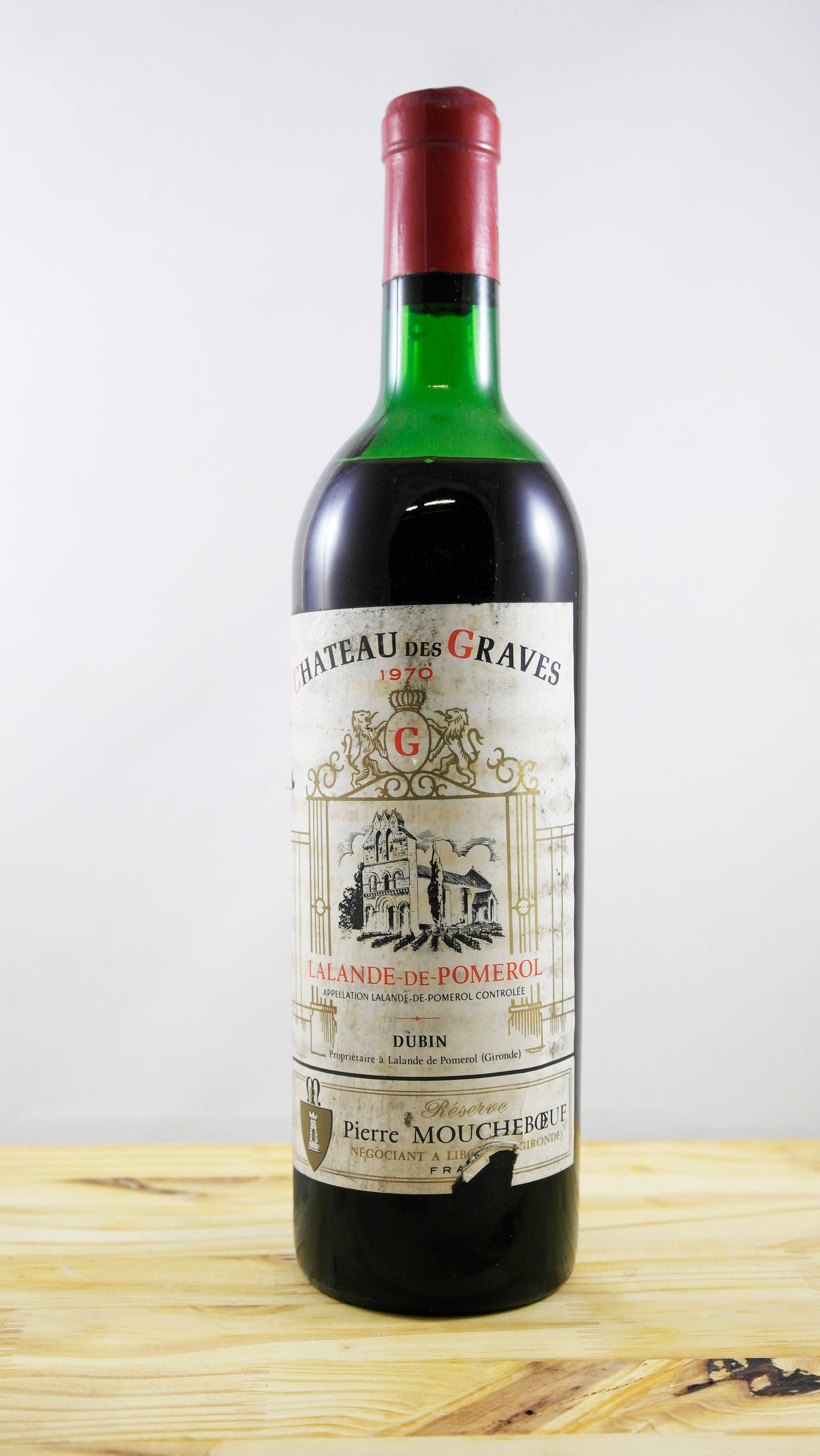 Vin Année 1970 Château des Graves