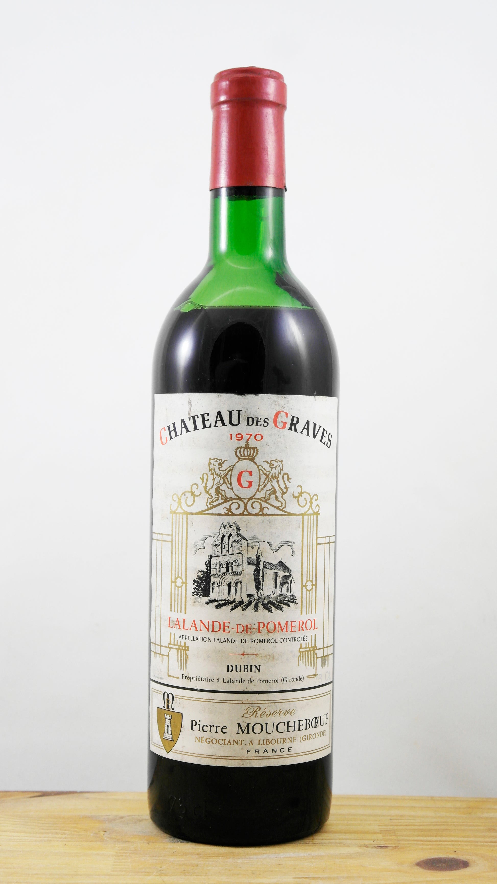 Vin Année 1970 Château des Graves
