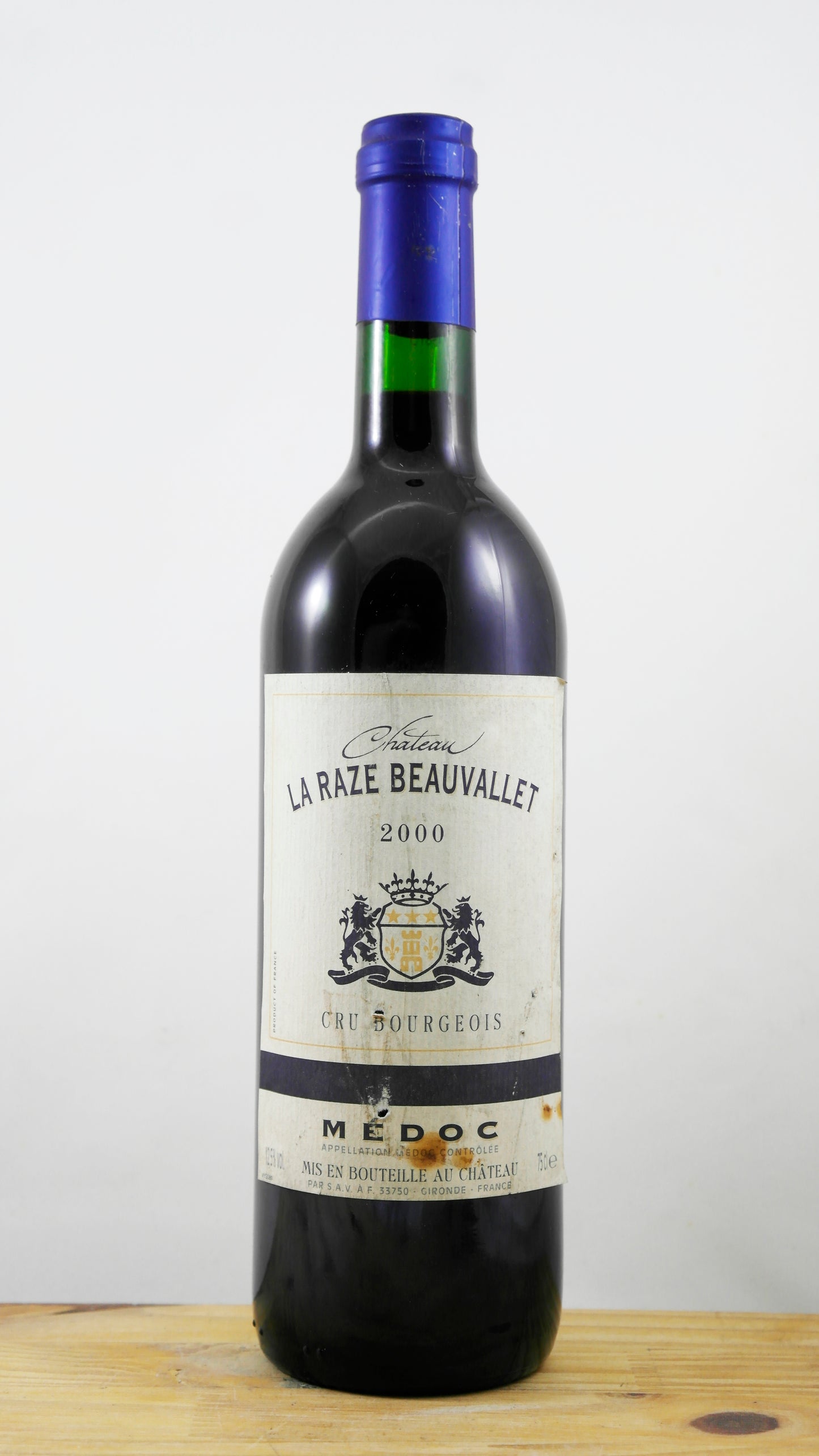 Vin Année 2000 Château La Raze Beauvallet 