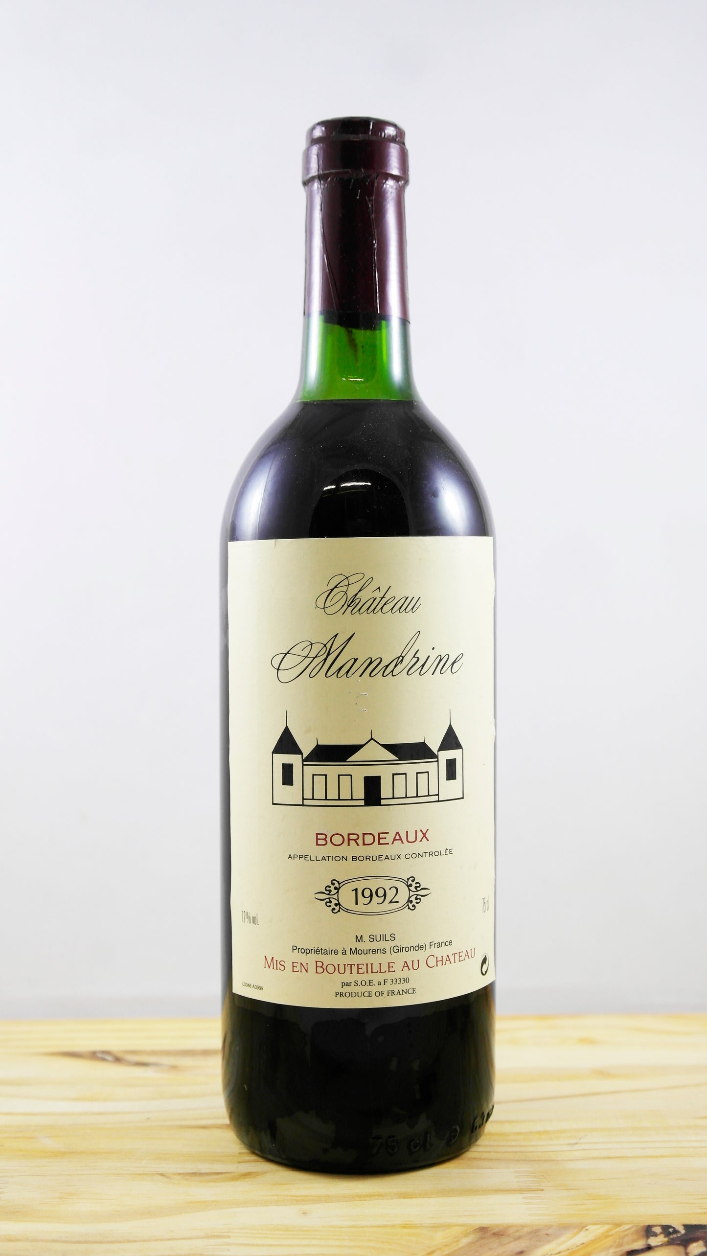 Vin Année 1992 Château Mandrine