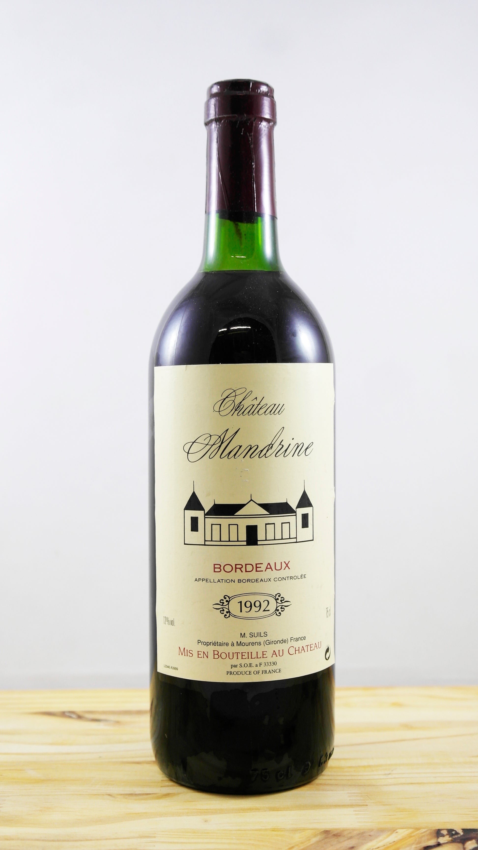 Vin Année 1992 Château Mandrine