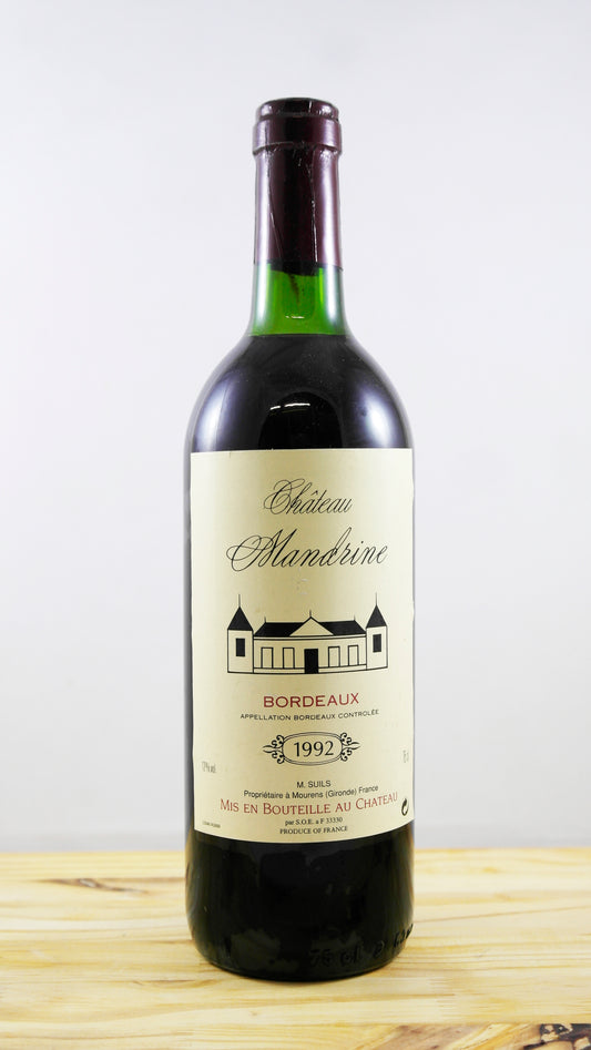 Vin Année 1992 Château Mandrine