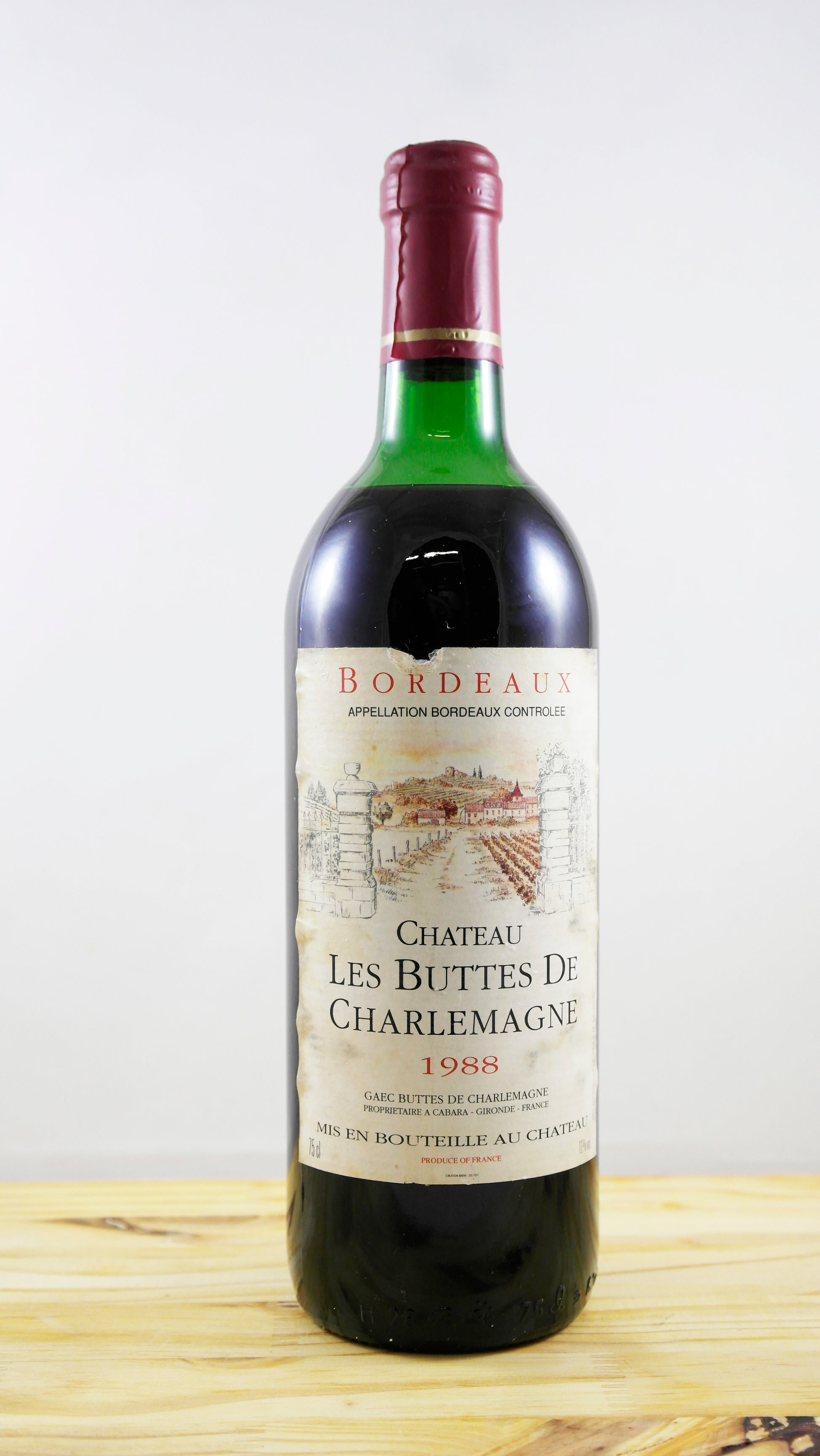 Vin Année 1988 Château Les Buttes de Charlemagne
