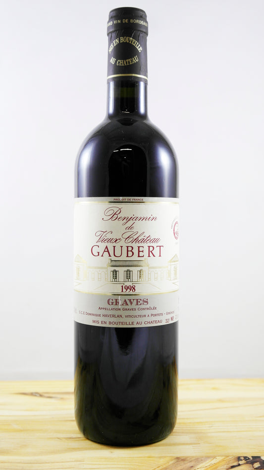 Vin Année 1998 Vieux Château Gaubert