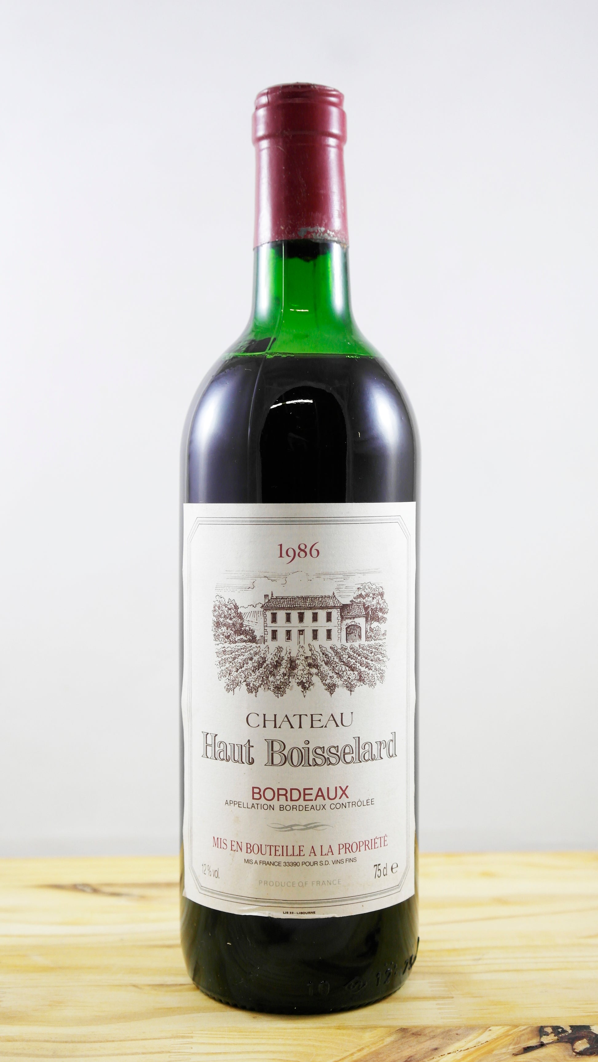 Vin Année 1986 Château Boisselard