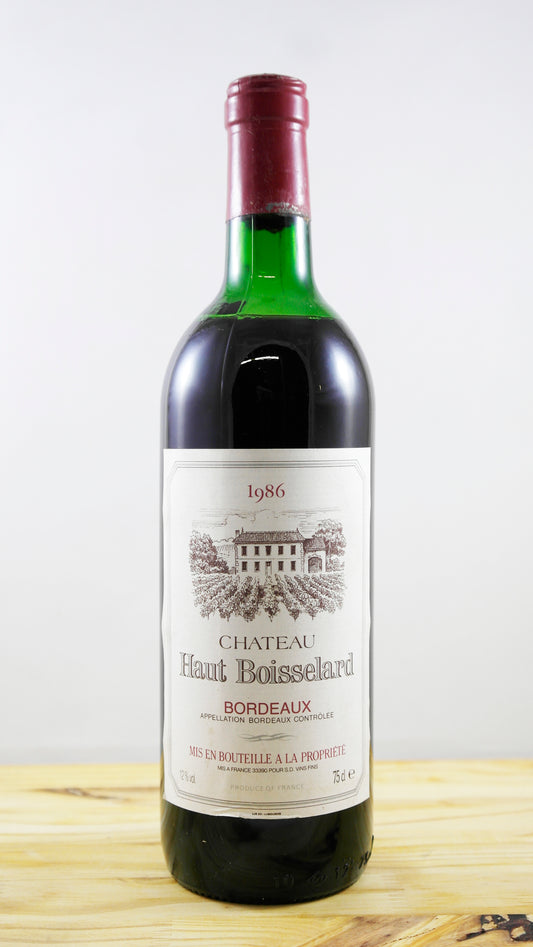 Vin Année 1986 Château Boisselard