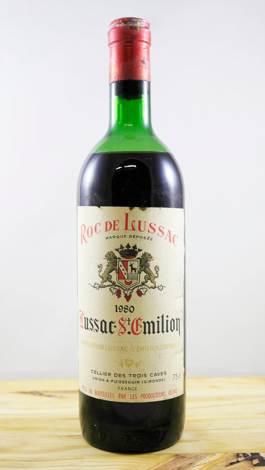 Vin Année 1980 Roc de Lussac