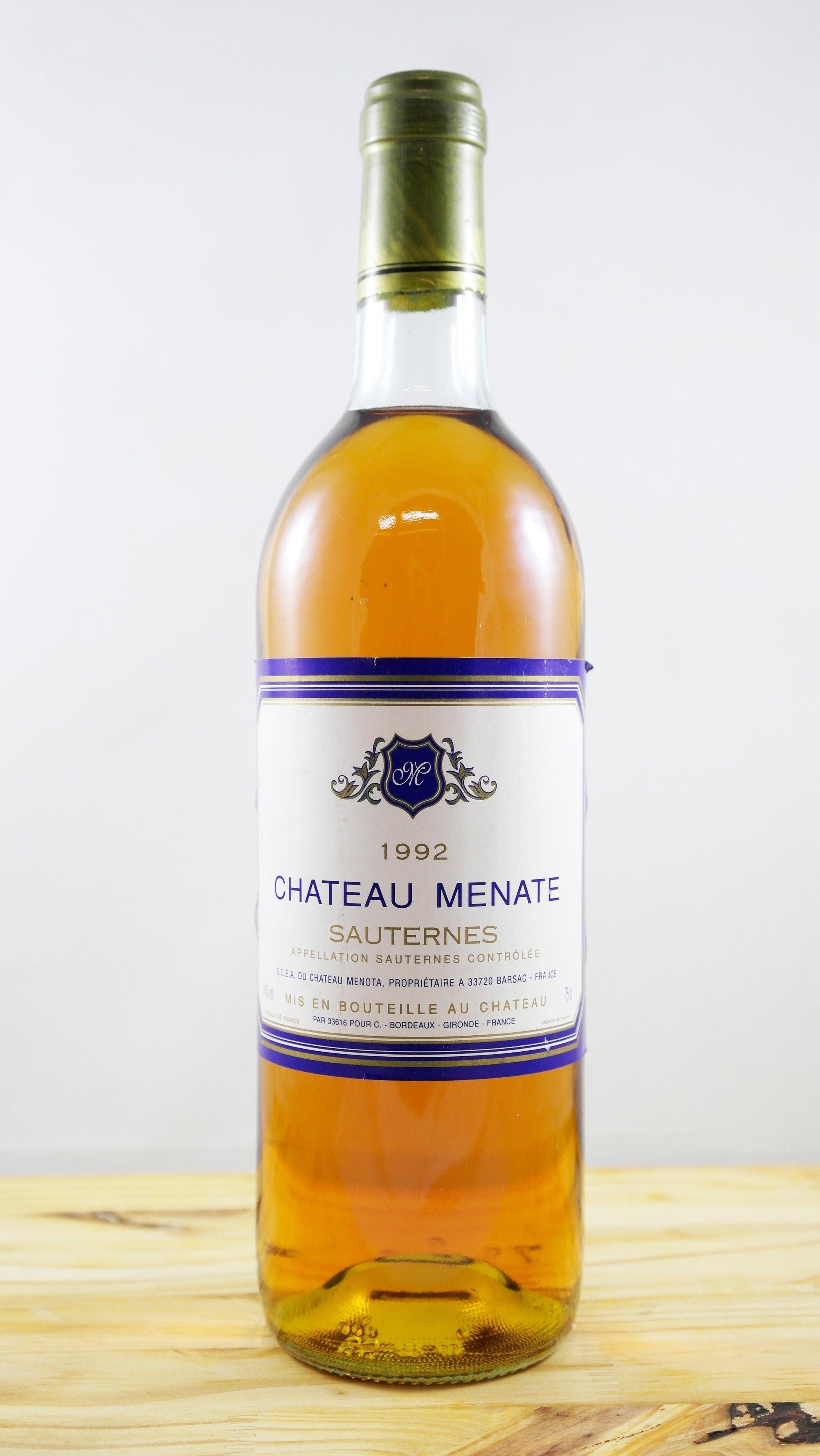 Vin Année 1992 Château Menate
