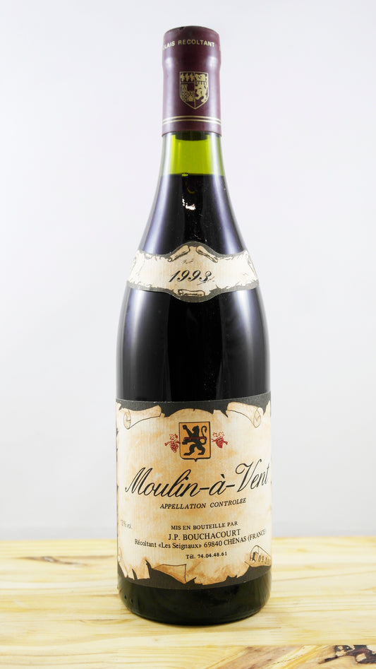 Vin Année 1993 Moulin à vent Bouchacourt