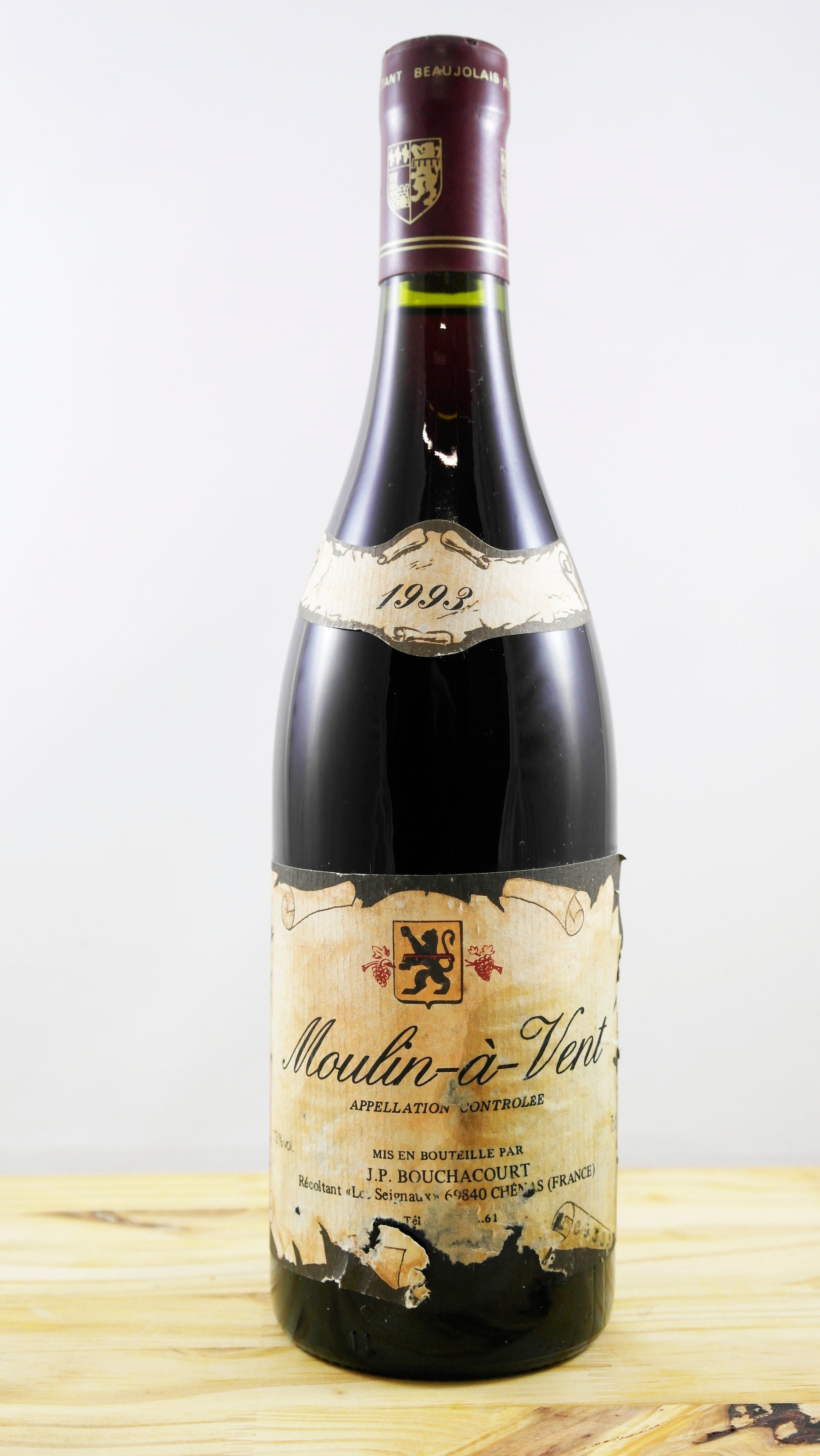 Vin Année 1993 Moulin à vent Bouchacourt
