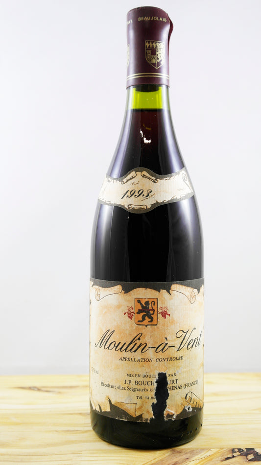 Vin Année 1993 Moulin à vent Bouchacourt