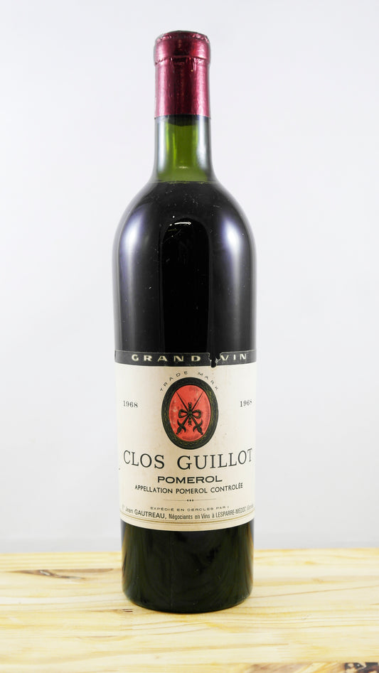 Vin Année 1968 Clos Guillot