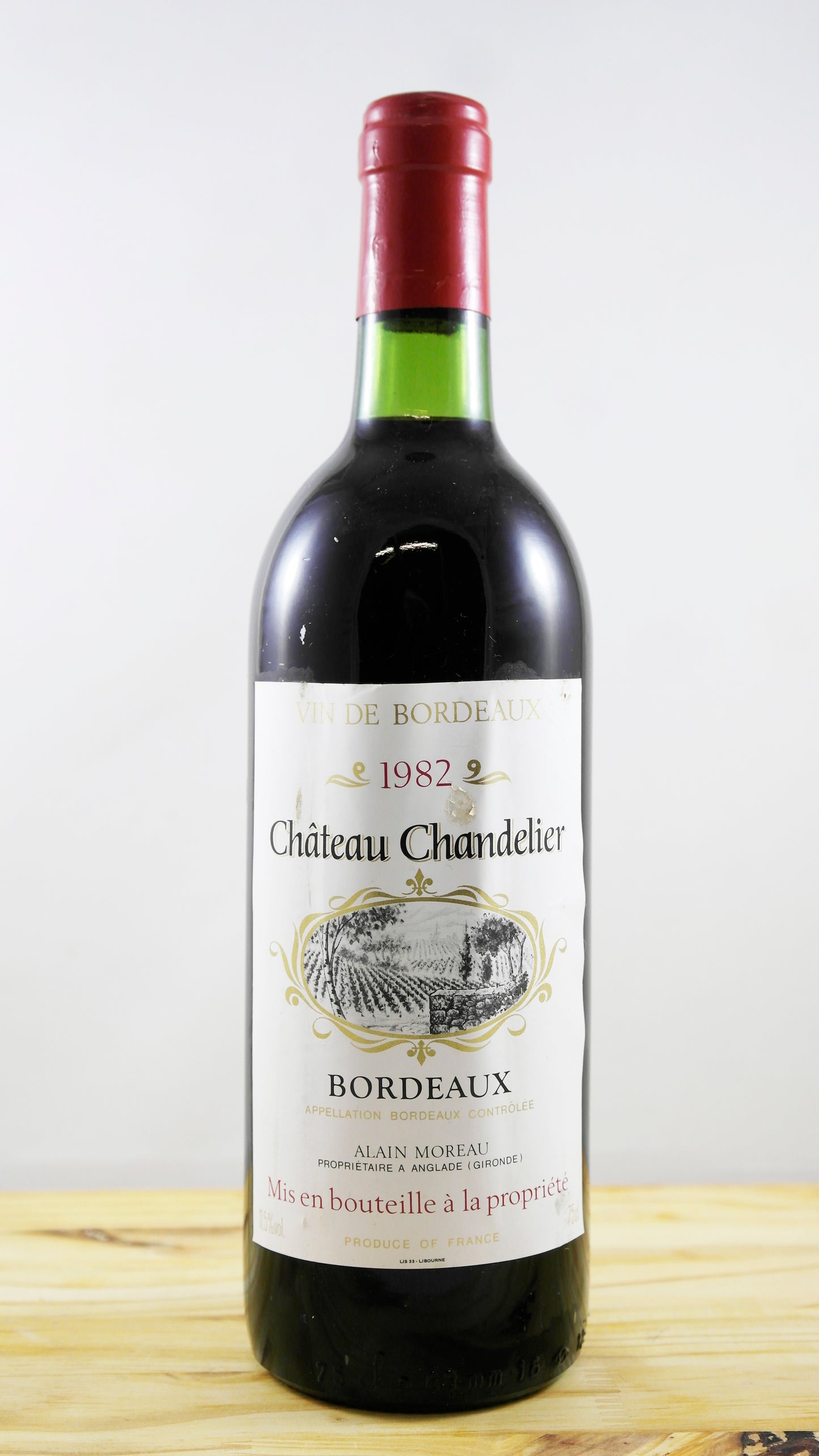 Vin Année 1982 Château Chandelier