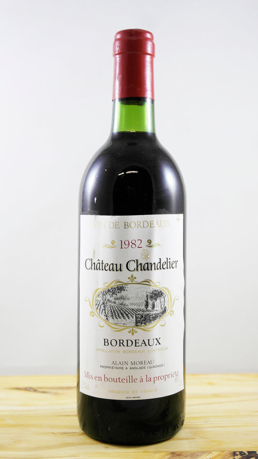 Vin Année 1982 Château Chandelier