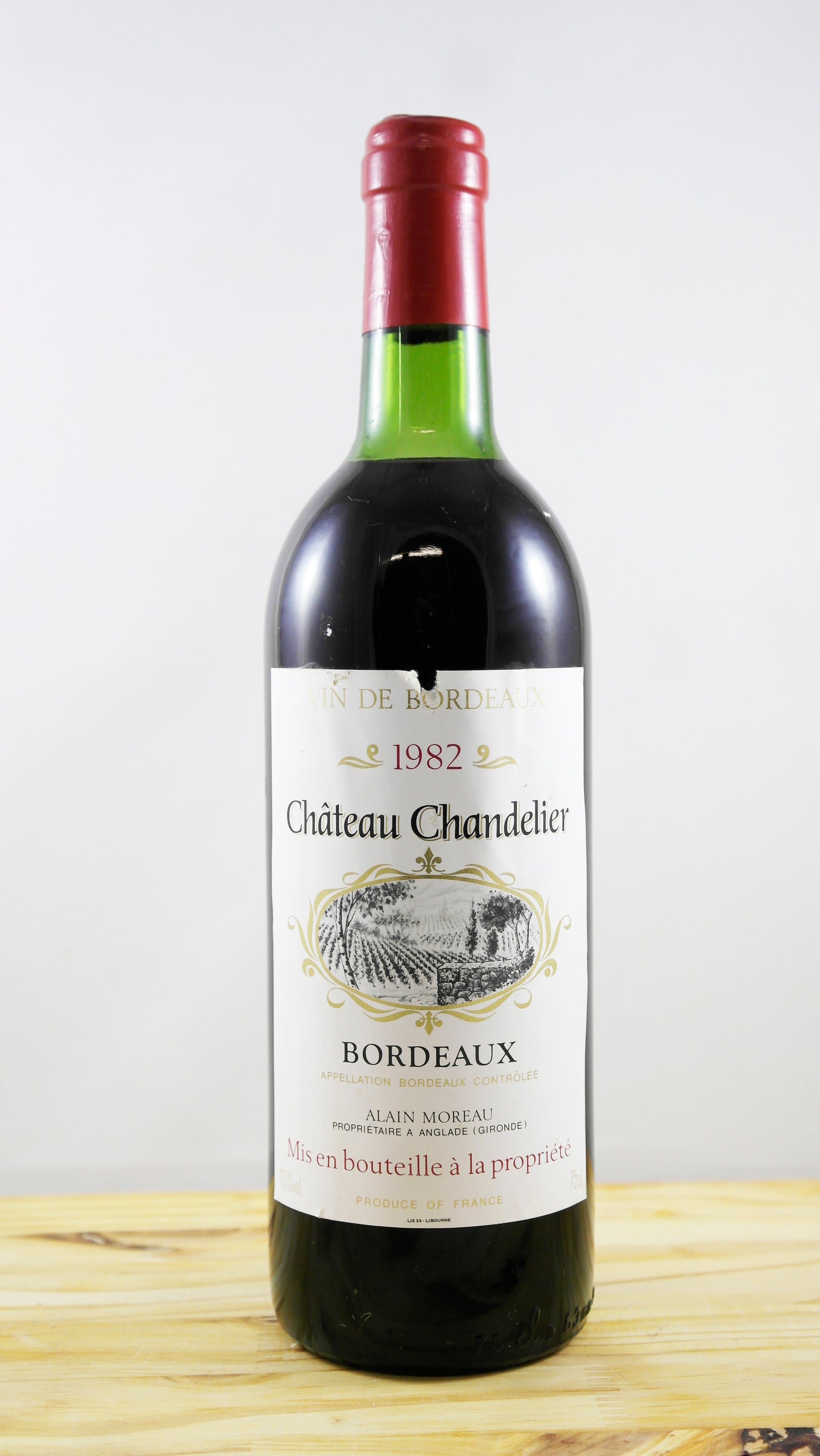 Vin Année 1982 Château Chandelier