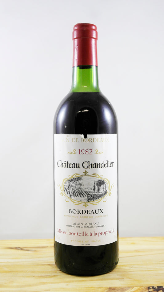 Vin Année 1982 Château Chandelier
