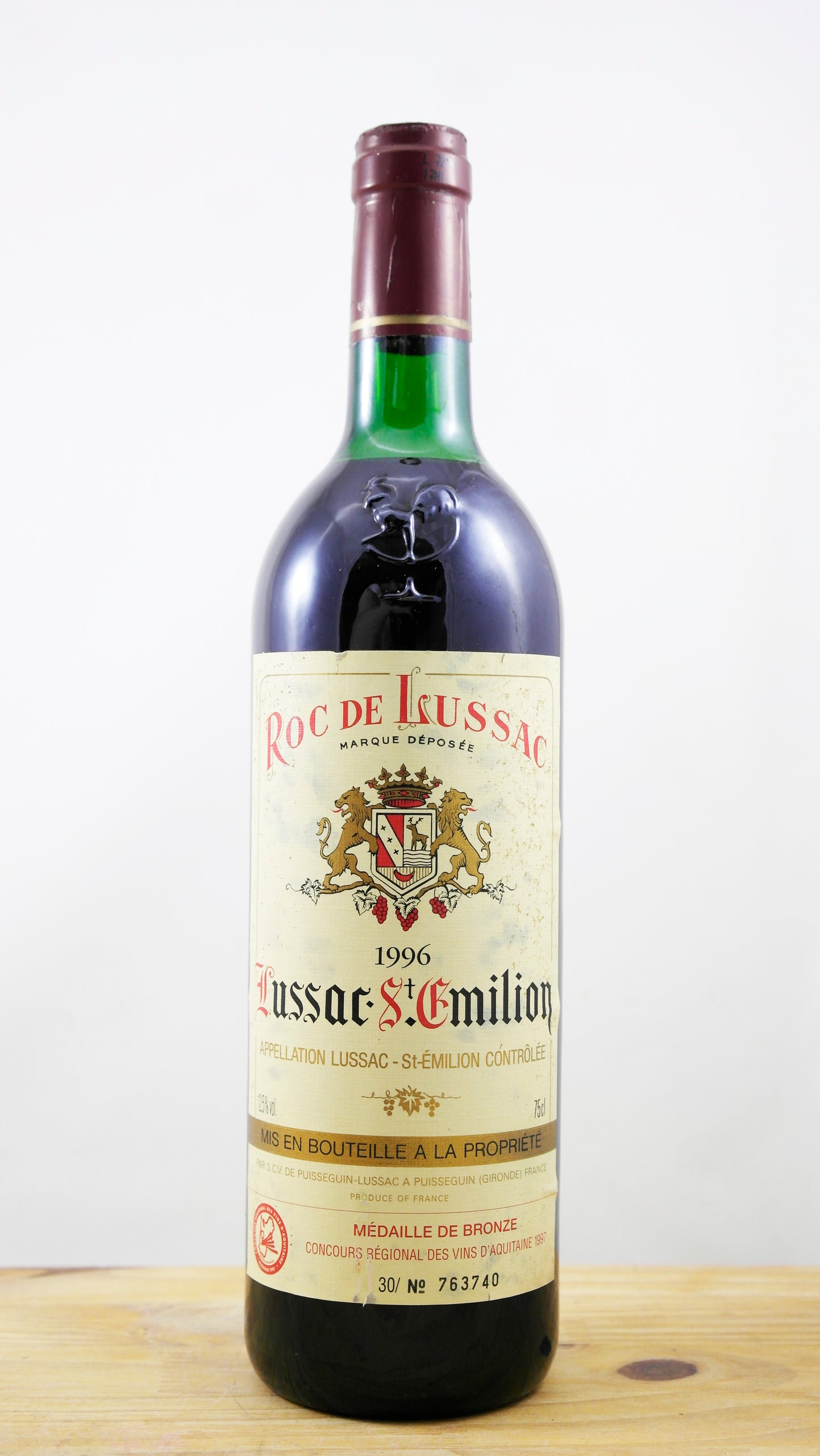Vin Année 1996 Roc de Lussac