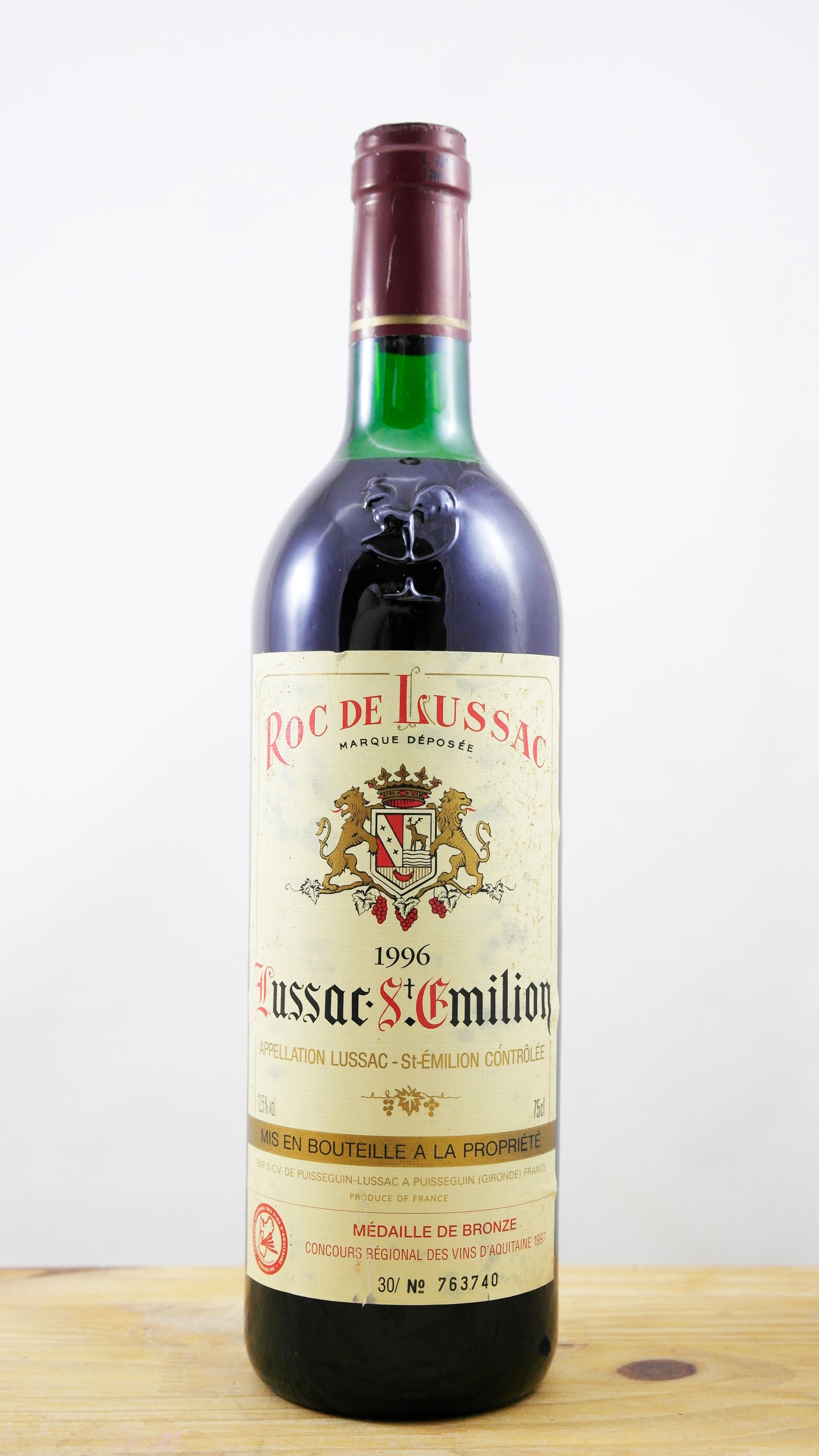 Vin Année 1996 Roc de Lussac