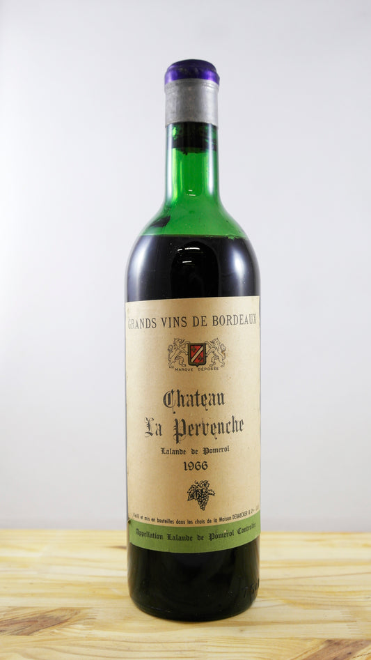 Vin Année 1966 Château La Pervenche
