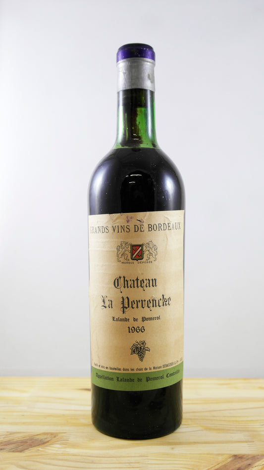 Vin Année 1966 Château La Pervenche