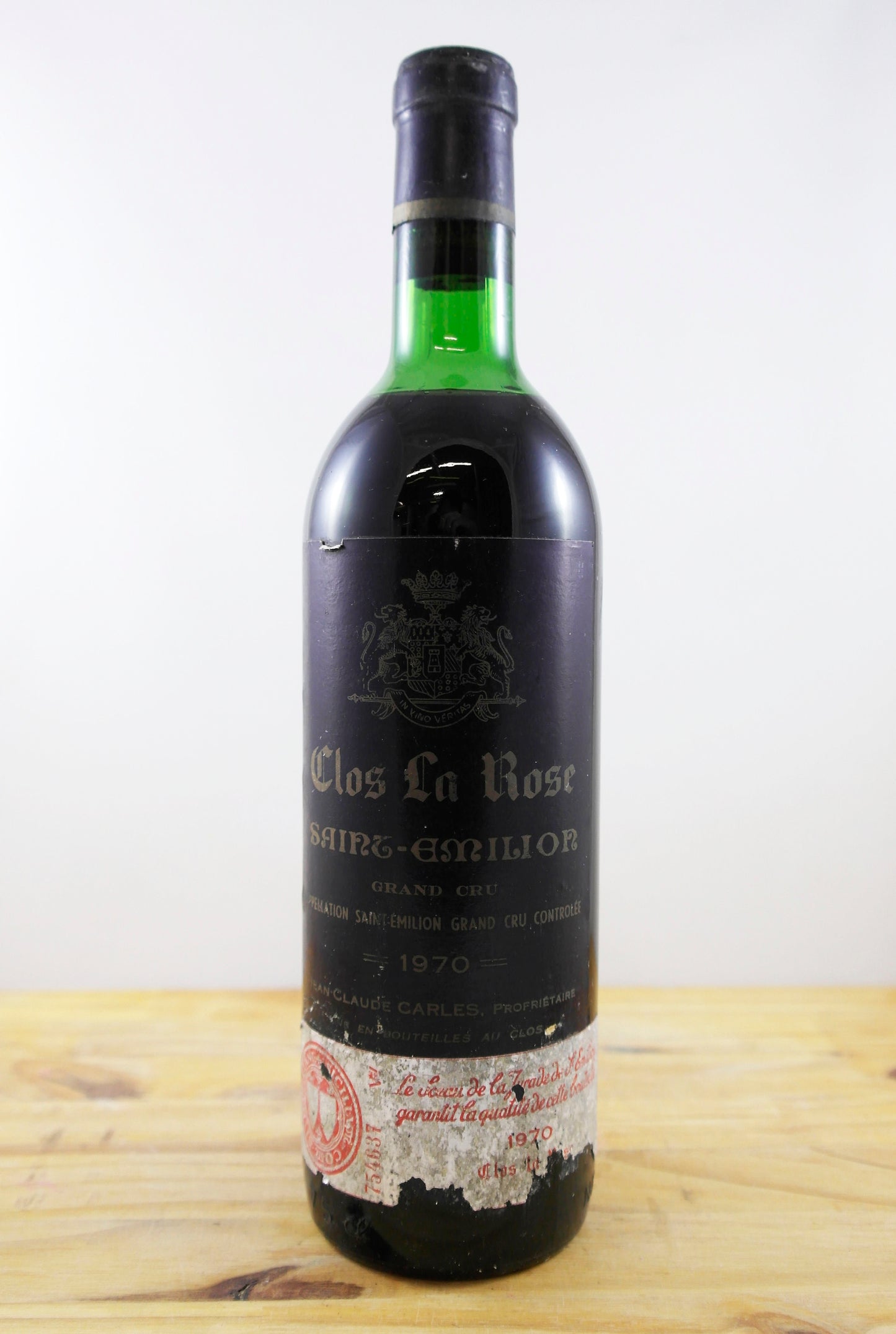 Vin Année 1970 Clos la Rose