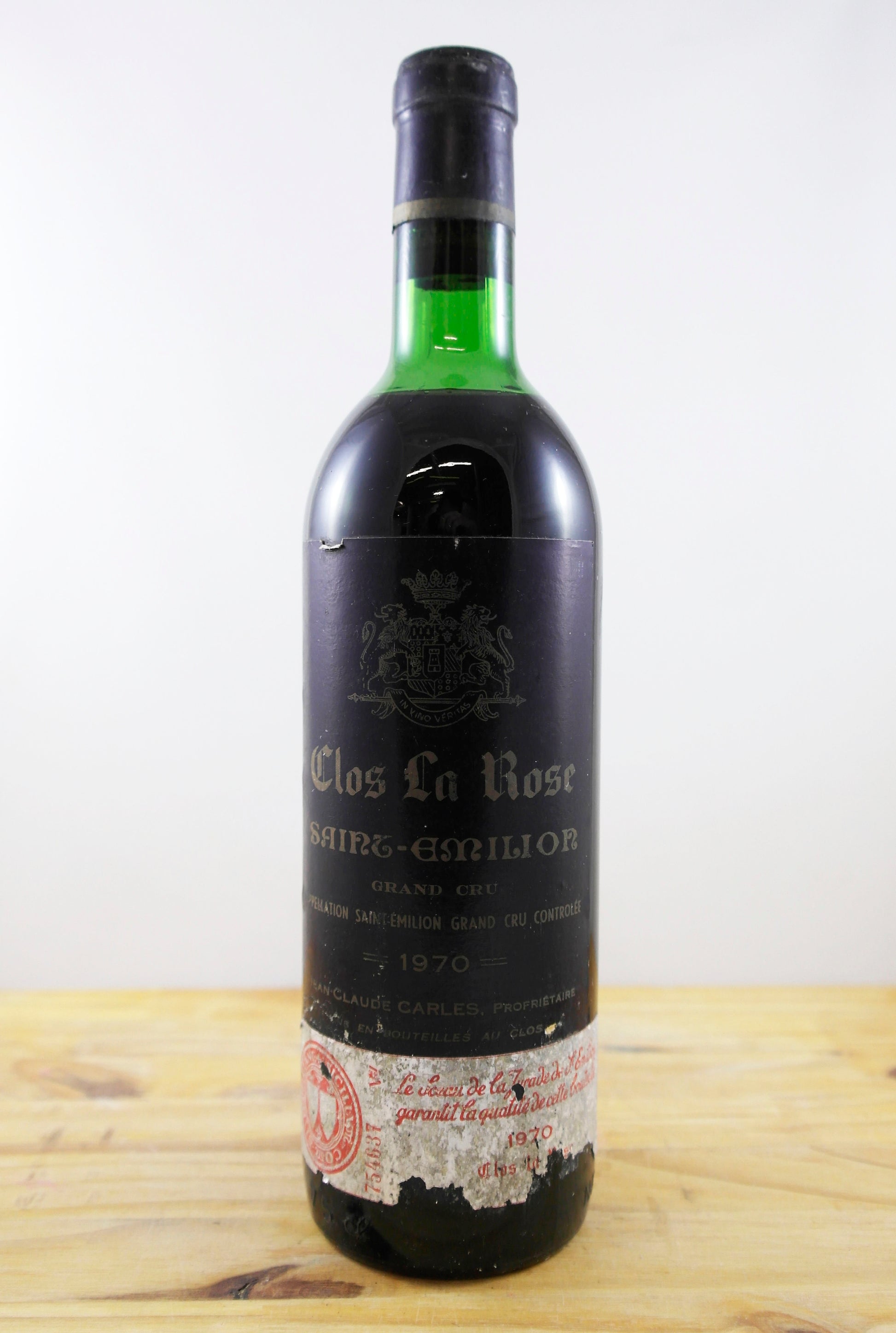 Vin Année 1970 Clos la Rose