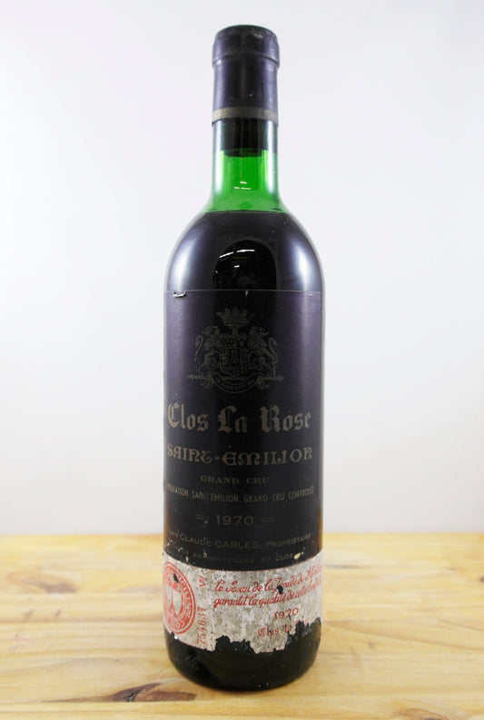 Vin Année 1970 Clos la Rose