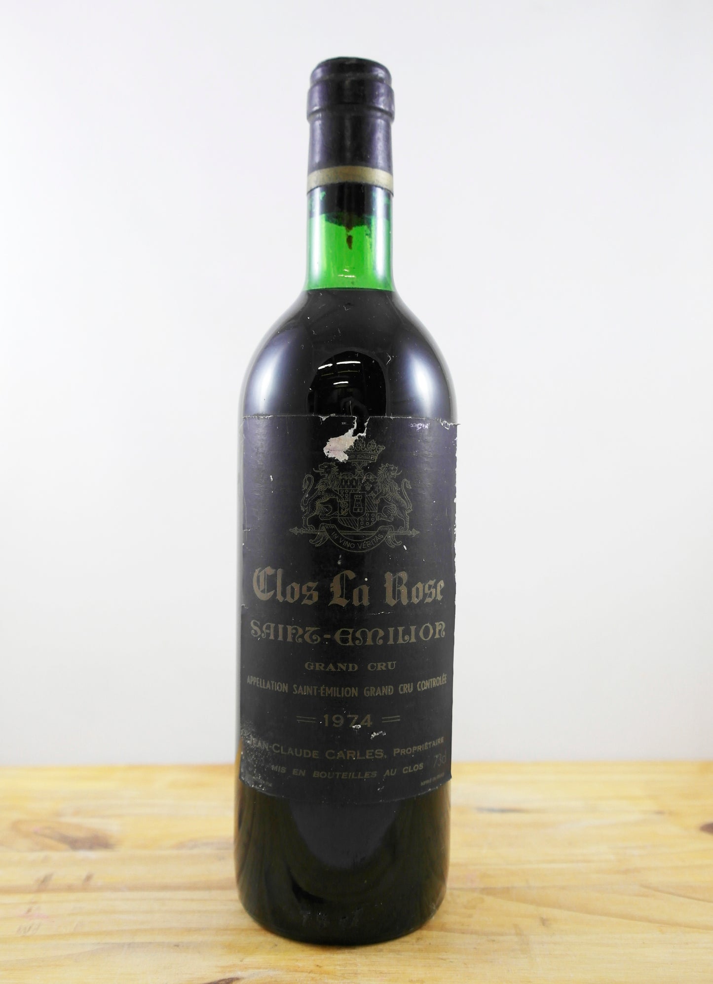 Vin Année 1974 Clos la Rose