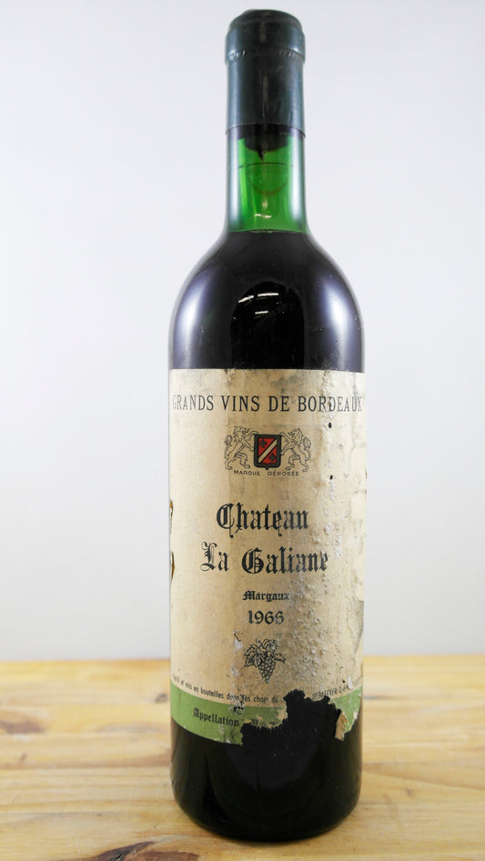 Vin Année 1966 Château La Galiane
