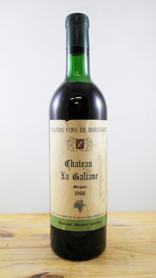 Vin Année 1966 Château La Galiane