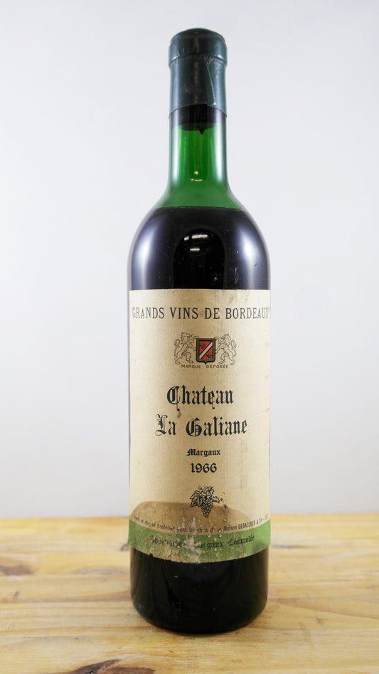 Vin Année 1966 Château La Galiane