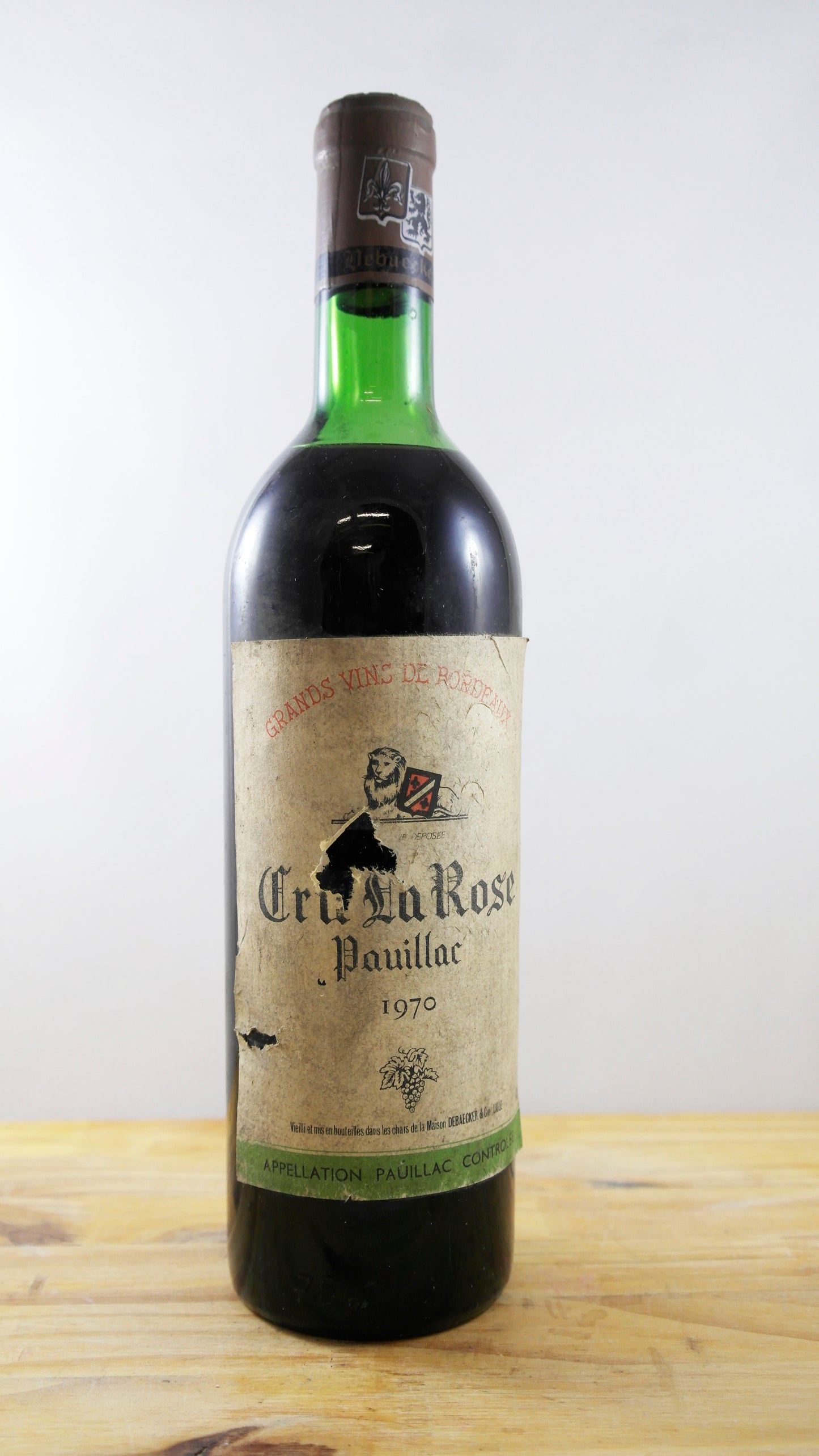 Vin Année 1970 Cru la Rose Pauillac