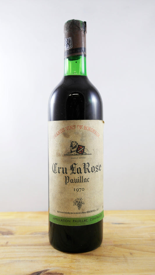 Vin Année 1970 Cru la Rose Pauillac