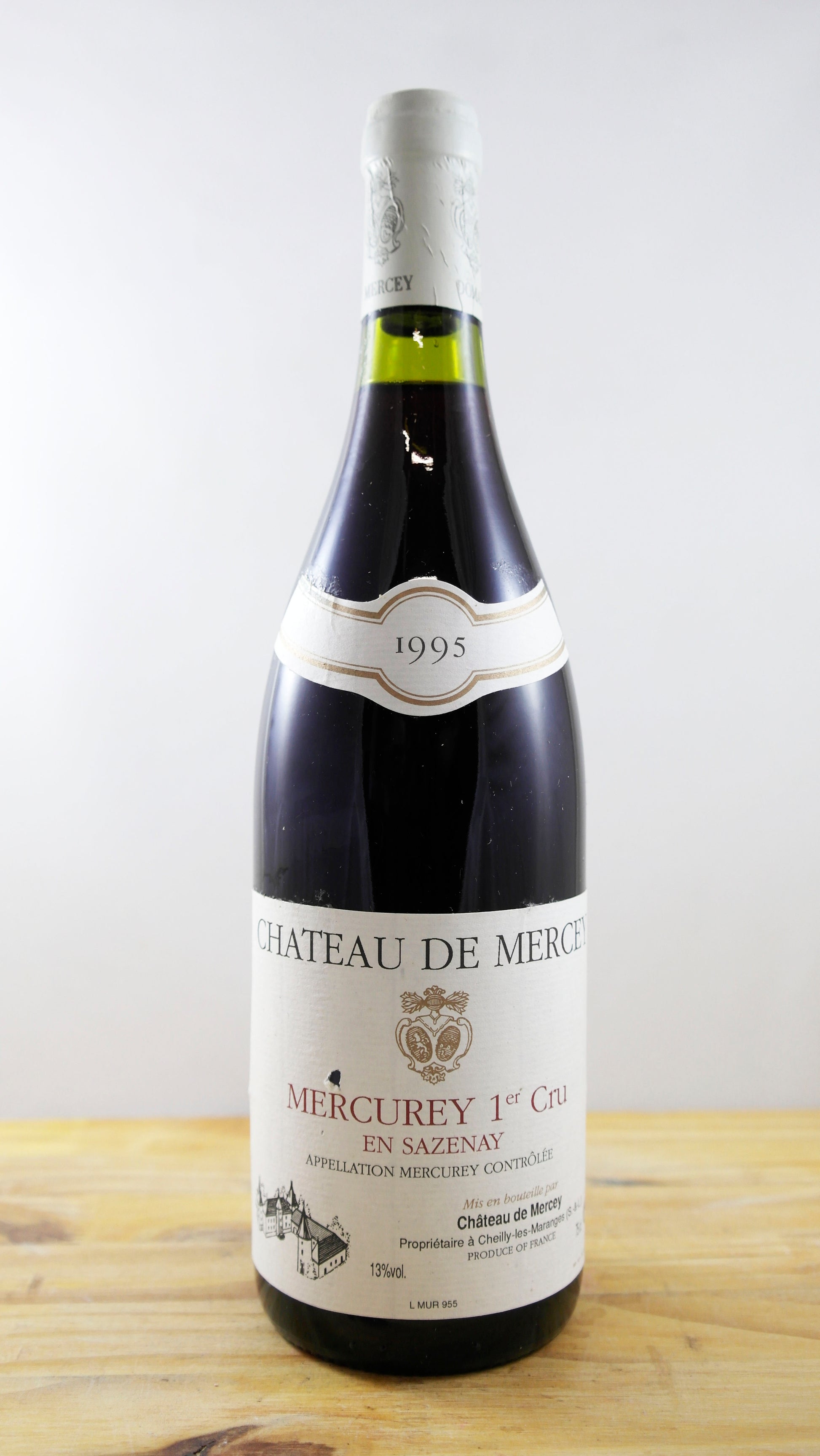 Vin Année 1995 Château de Mercey Mercurey 1er Cru