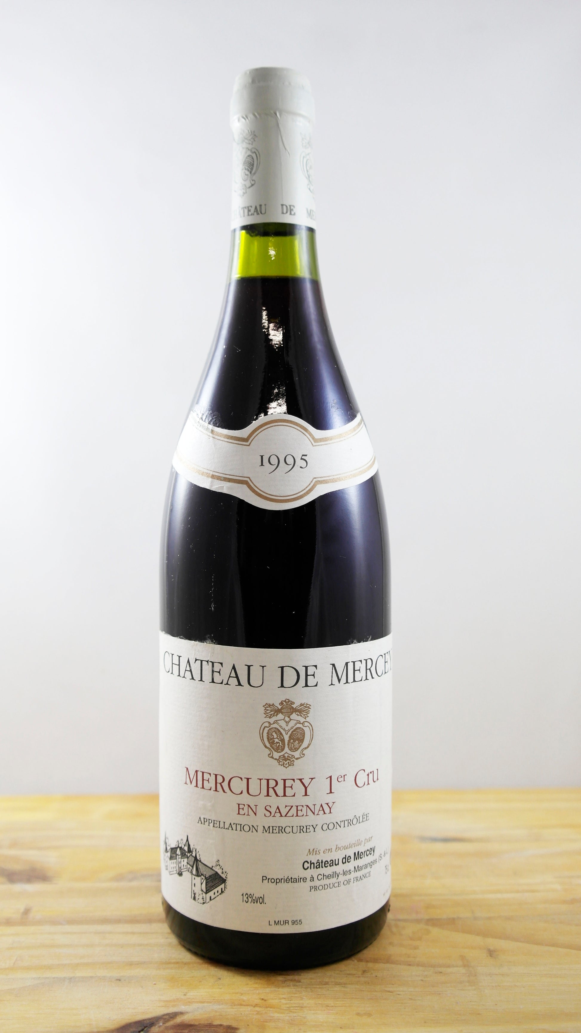 Vin Année 1995 Château de Mercey Mercurey 1er Cru