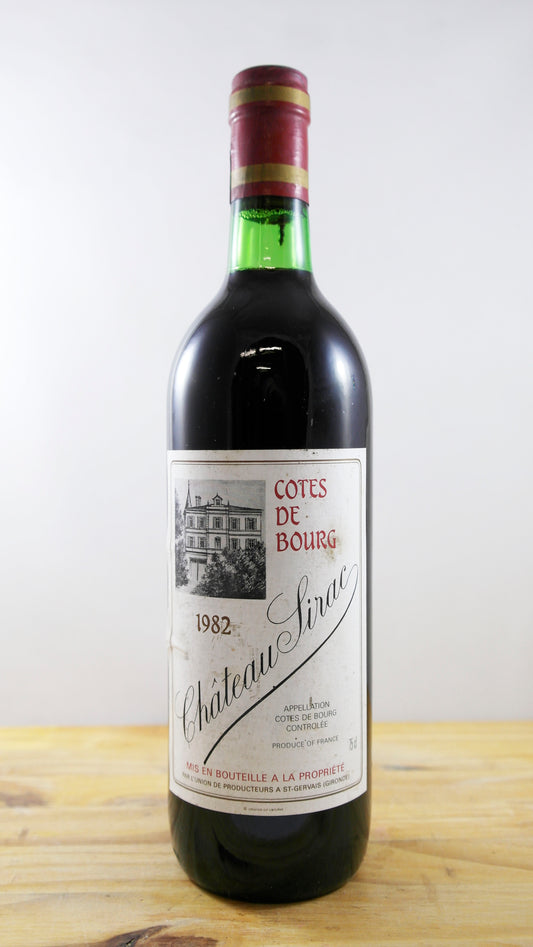 Vin Année 1982 Château Sirac