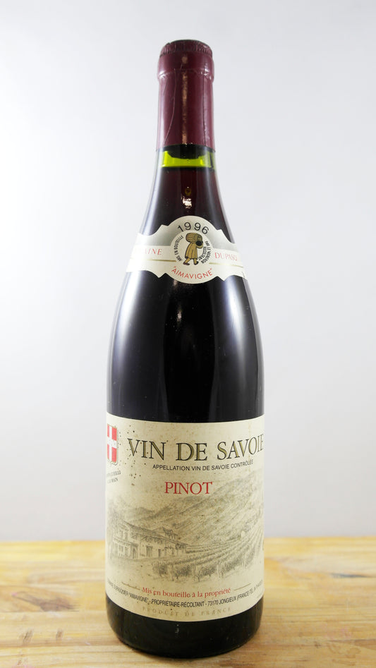 Vin Année 1996 Domaine Du Pasquier