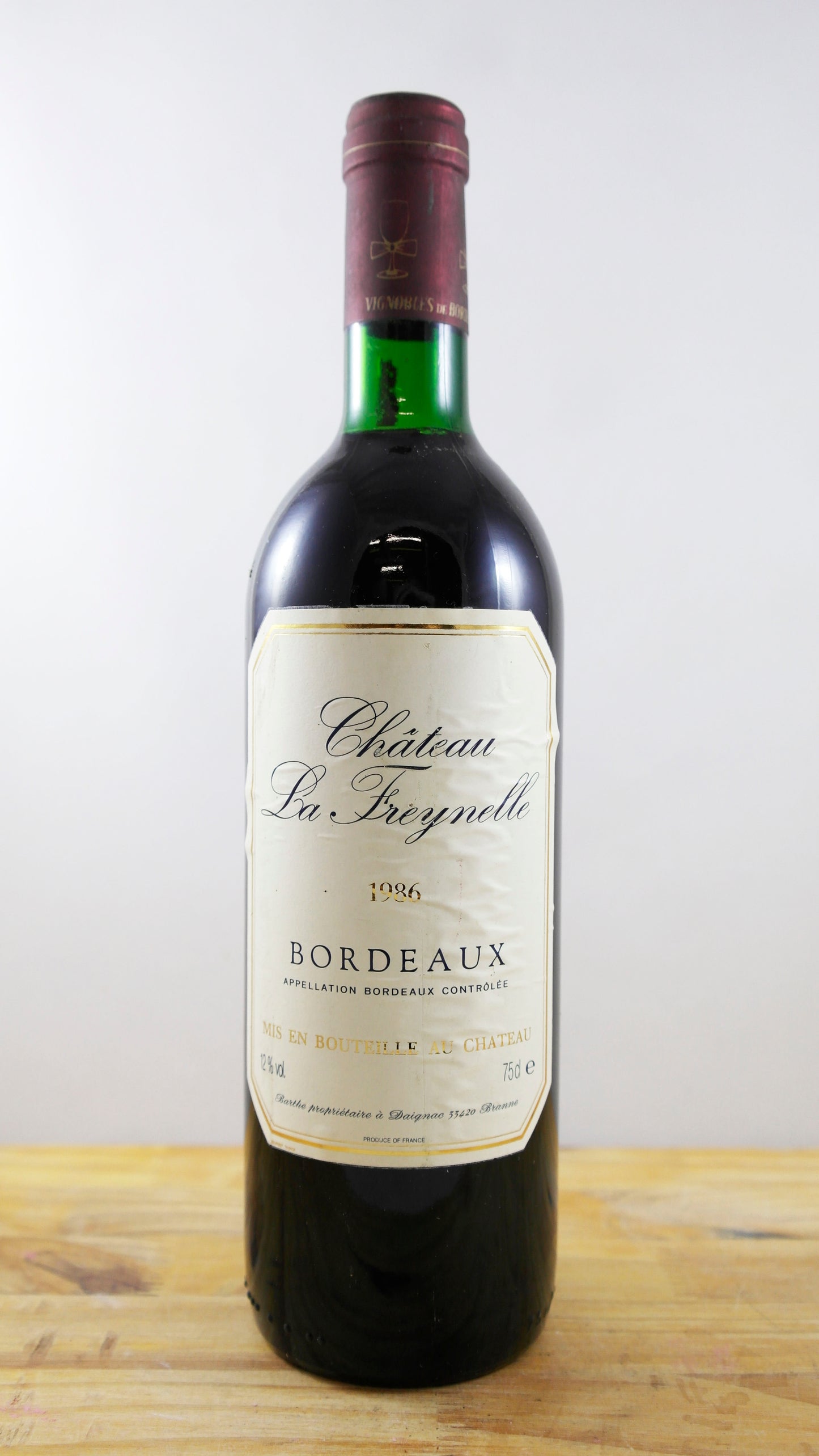Vin Année 1986 Château La Freynelle