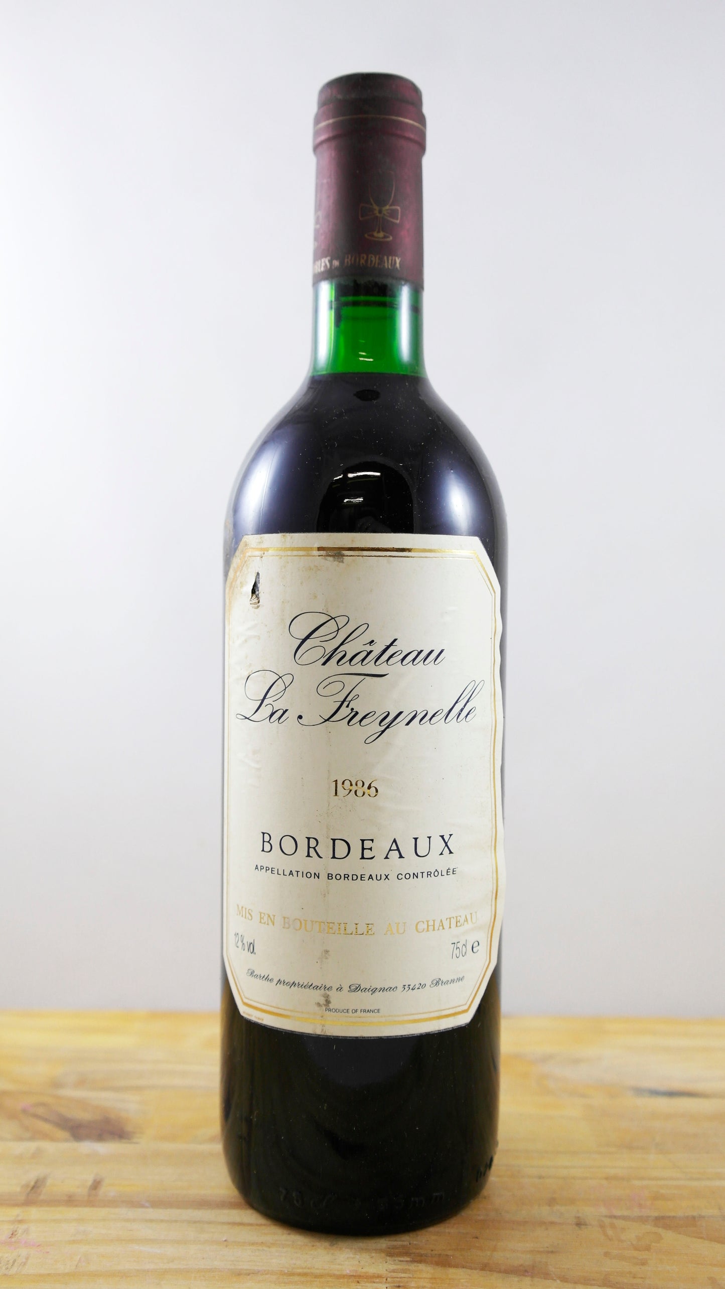 Vin Année 1986 Château La Freynelle