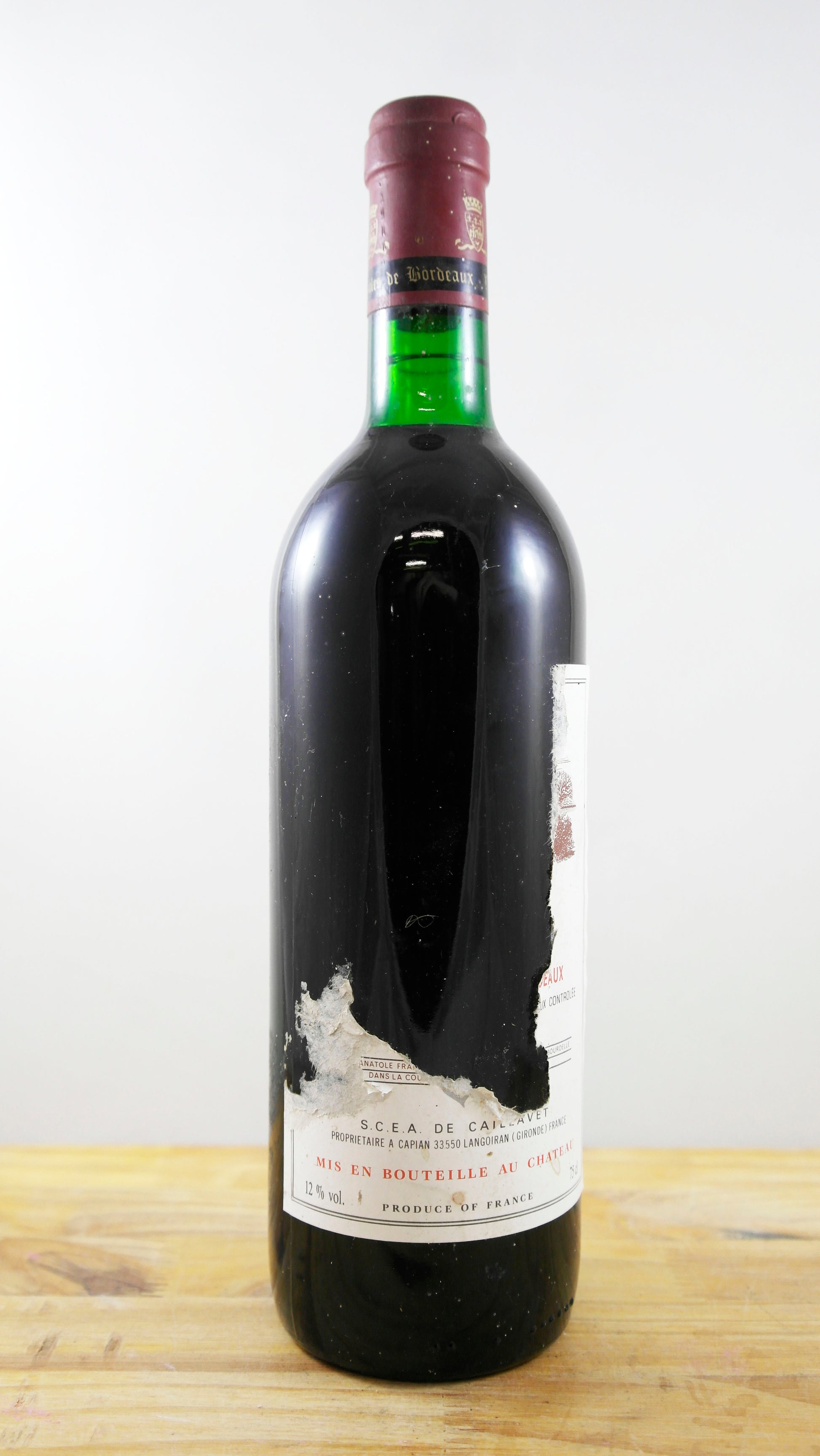 Vin Année 1987 Château la Caillavet