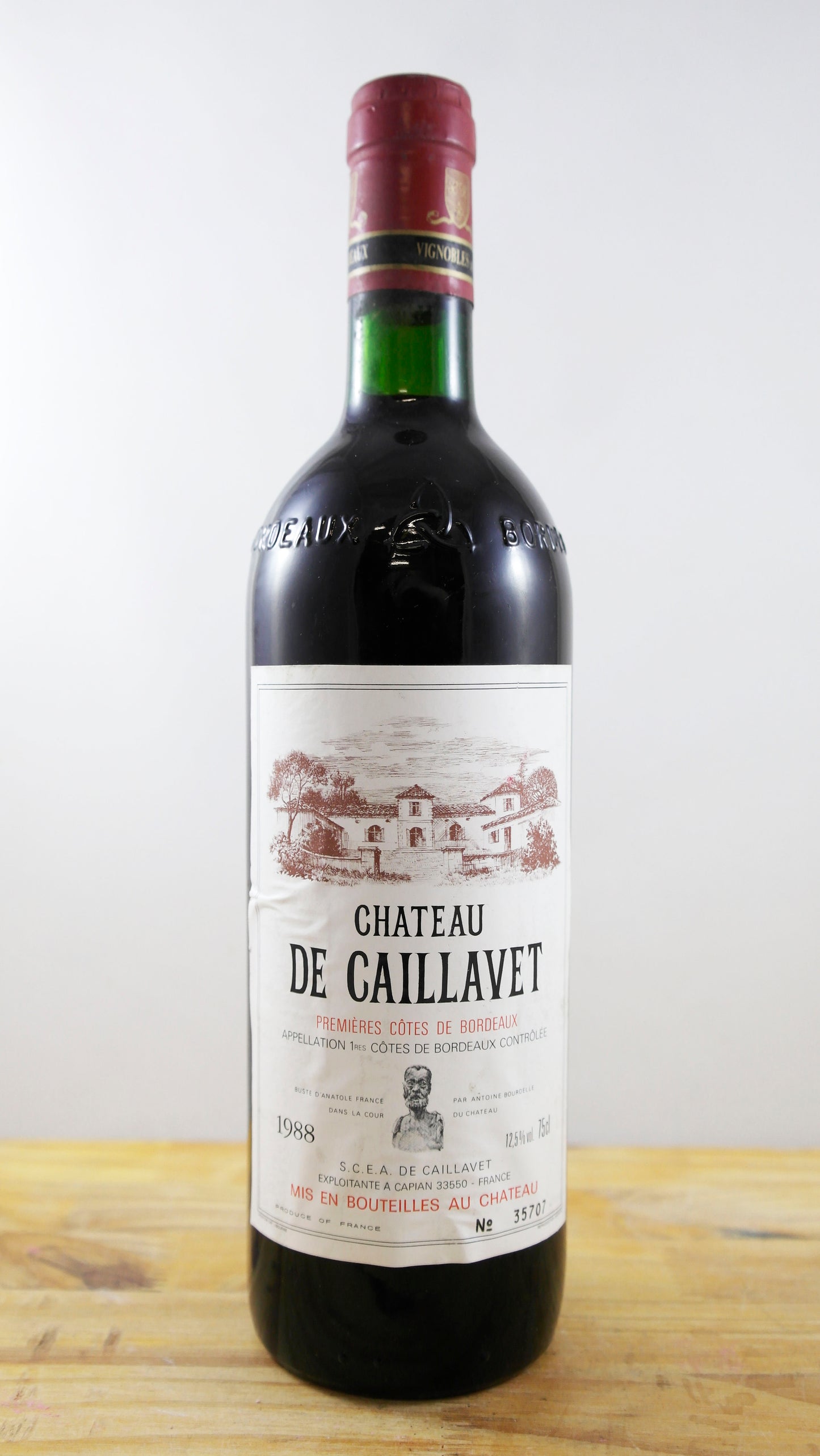 Vin Année 1988 Château la Caillavet